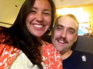 August 3rd marked our 1 year anniversary. I intend on wearing my wedding dress every year on our anniversary until I am too fat, or too pregnant. I must also mention I have the best husband in the world. Without him I would be lost. This is Moose & Bezerkin.