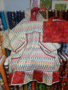 Here is my sister in laws. I just love the bright colors!