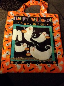 N Halloween trick or treat bag