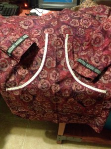 Red qaspeq with the fun trimming 